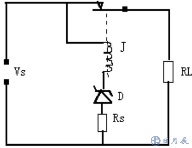 稳压二极管的工作原理及稳压二极管使用电路图