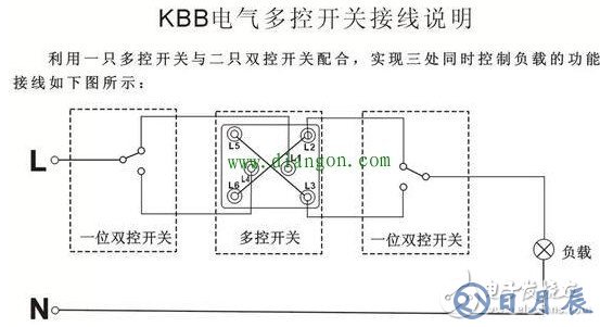 三开双控开关接线图 浅谈三开双控开关原理