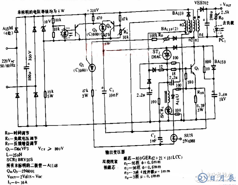 大电流开关电源电路图大全（L296/DC-DC变换/CF8865）