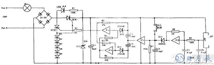 用数字电路CD4069制作的万能遥控轻触开关