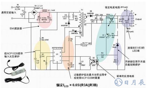 直流电源或交流电源对LED驱动应用的设计