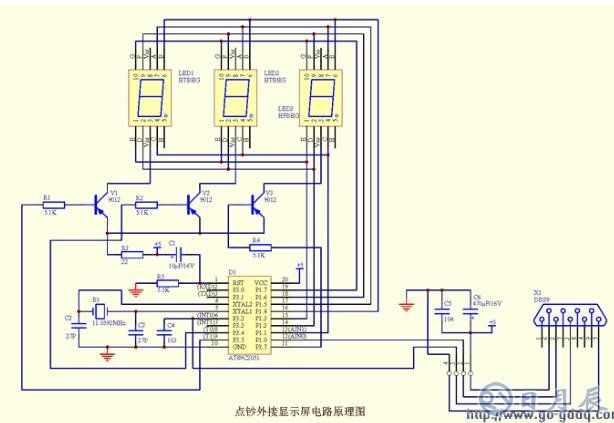 AT89C2051单片机对点钞机的外接显示屏驱动设计