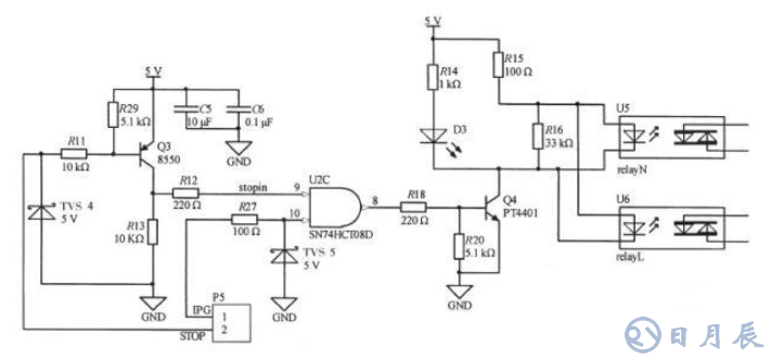 基于STM32的2μm高功率激光医疗仪的系统电路和原理图