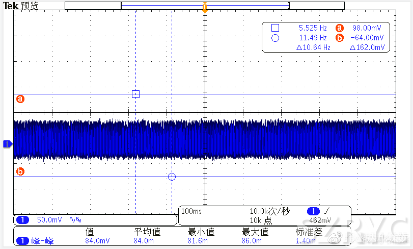 CR6267SH+CR3006 90V/60HZ 满载输出纹波