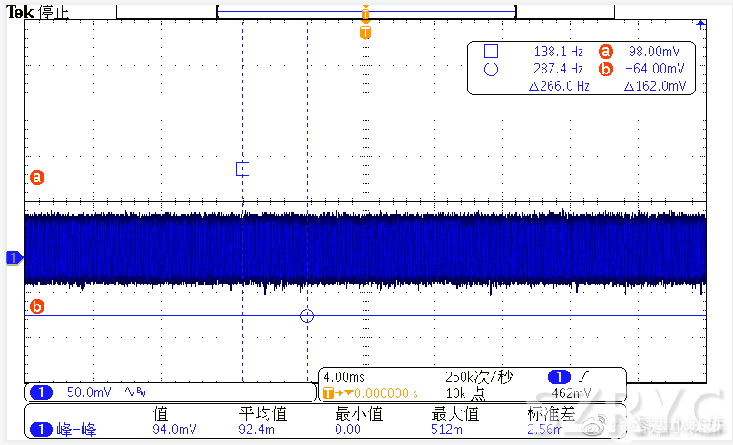 CR6267SH+CR3006 230V/50HZ输出纹波